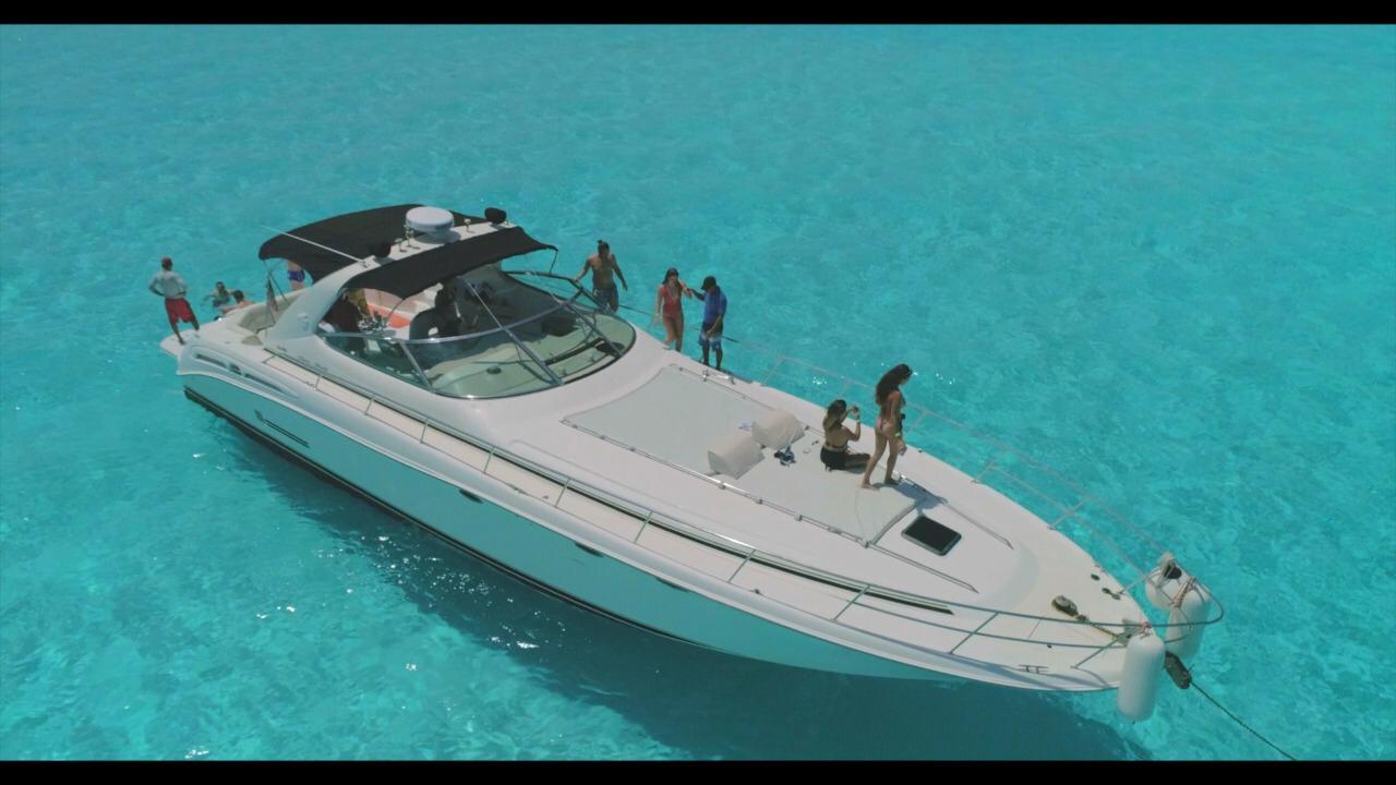 55-ft sea ray cancun yacht