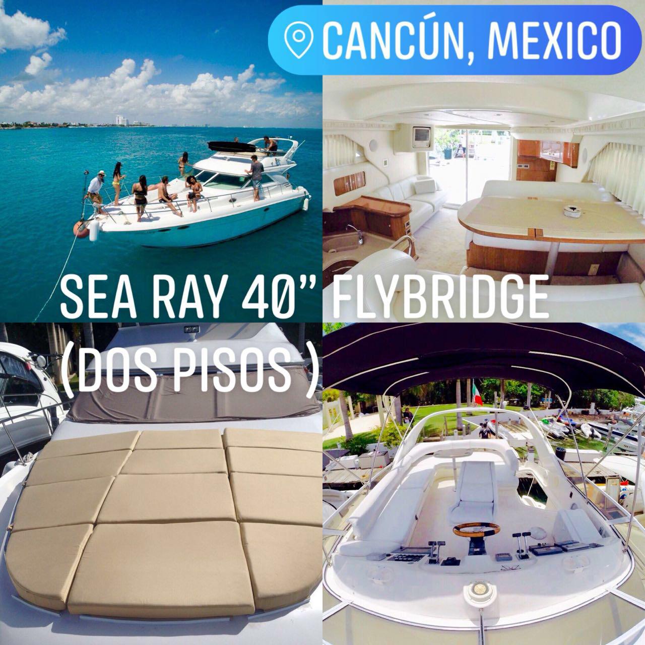 Cancun Sea Ray Yacht 40-ft